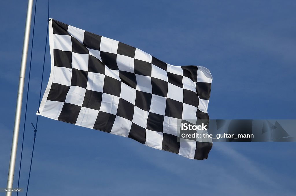Flaga w szachownicę - Zbiór zdjęć royalty-free (Flaga)