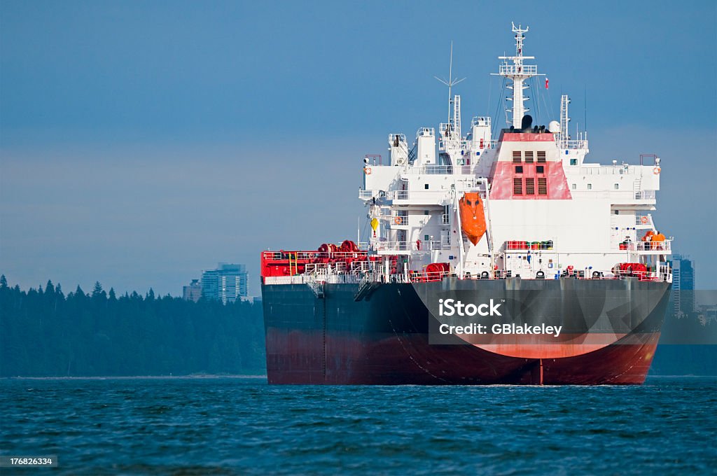 Cargo Schiff - Lizenzfrei Anker werfen Stock-Foto