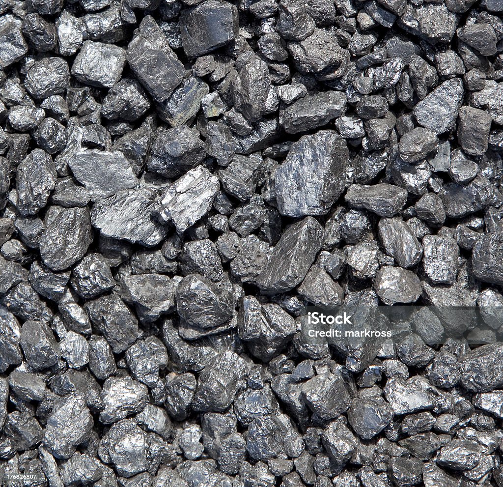 Bett der Kohle - Lizenzfrei Anthrazitkohle Stock-Foto