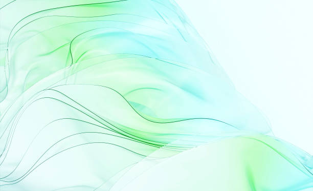 istock Beautiful image of thin glass overlapping, Abstract background illustration in 3D 1768269250