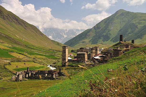 istock Village Usghuli  in Svaneti, Georgia 176827442