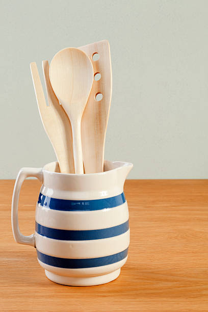 istock Wooden Kitchen Utensils in Jug 176828169