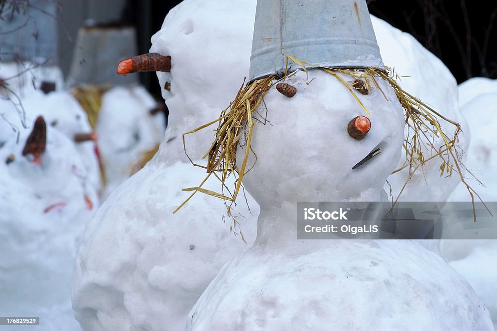 Snowwoman bonita - Foto de stock de Humor libre de derechos