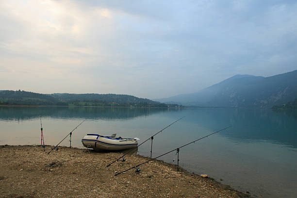 Cтоковое фото carps Рыбалка на озеро