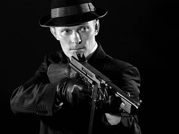 istock Like a chicago gangster in black and white 176830906
