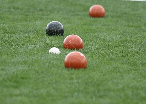istock Close Up of Bocce Balls 176830978