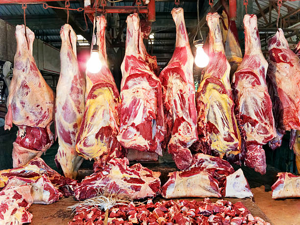 Carne crua - fotografia de stock
