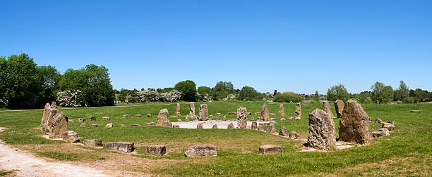 istock stone circle panorama milton keynes england 176831595