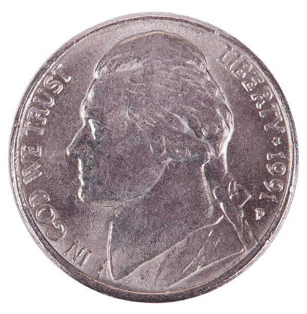 istock Isolated Nickel - Heads Frontal 176831877