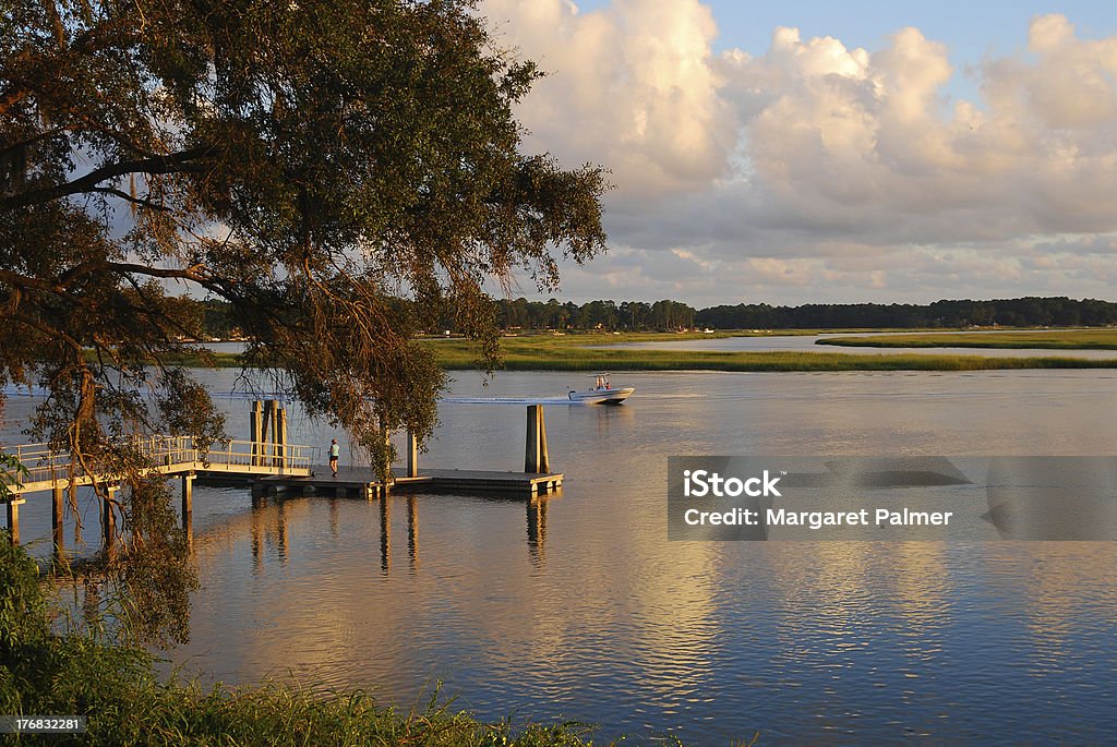 The May River près de l'île de Hilton Head Island, Caroline du Sud - Photo de Hilton Head libre de droits