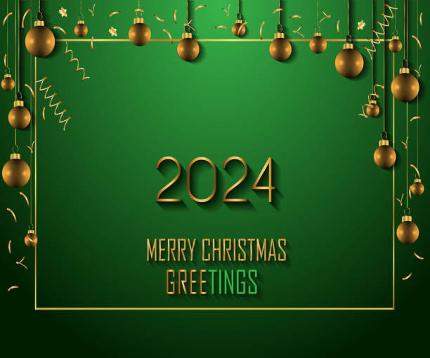 istock 2024 Merry Christmas background banner for your seasonal invitations festive posters. 1768324101