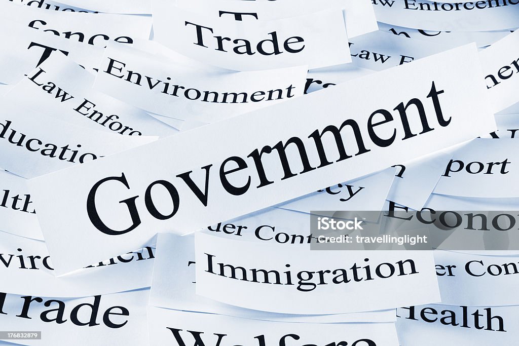 Regierung Konzept - Lizenzfrei Auswanderung und Einwanderung Stock-Foto