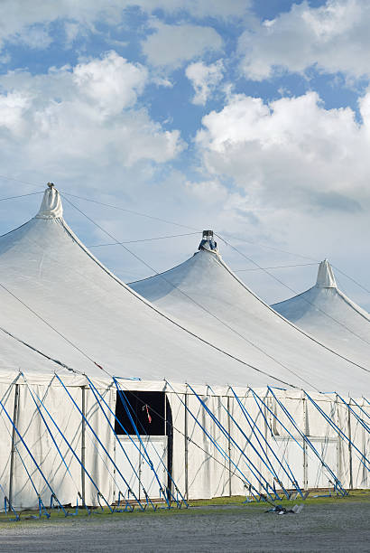 istock Circus Tents on a Fairground 176833365