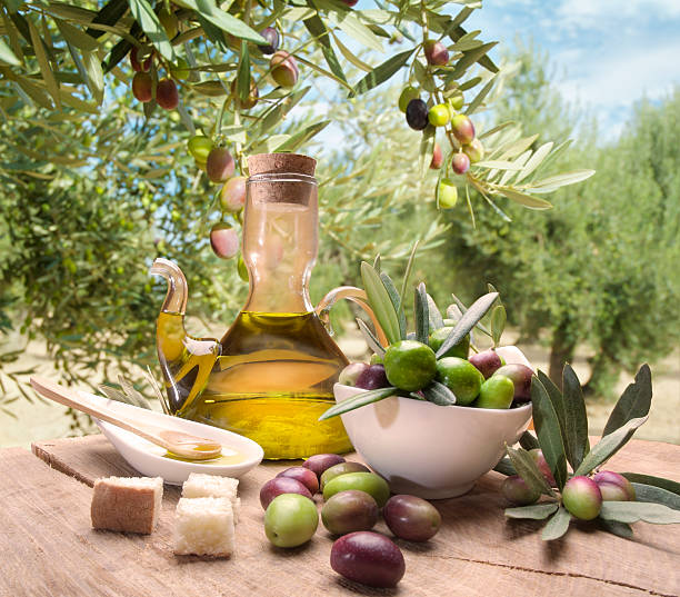 istock Oil and olives 176833409