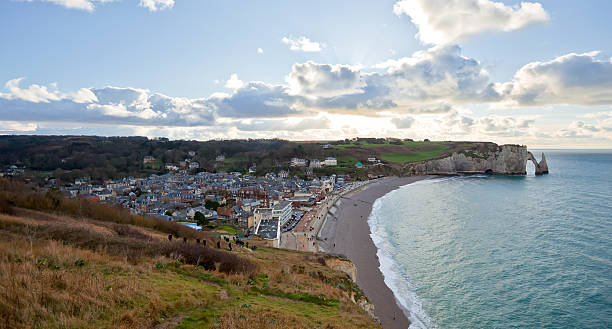 istock Etretat view, Normandy, France 176834472
