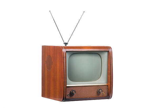 istock Vintage TV with antenna 176835077