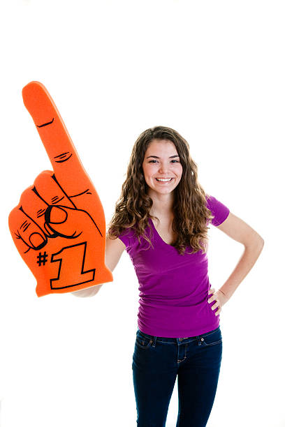istock Teenage girl on white 176835213