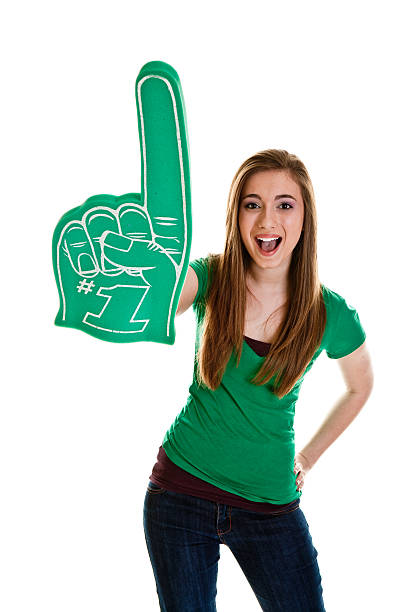 istock Teenage girl on white 176835220