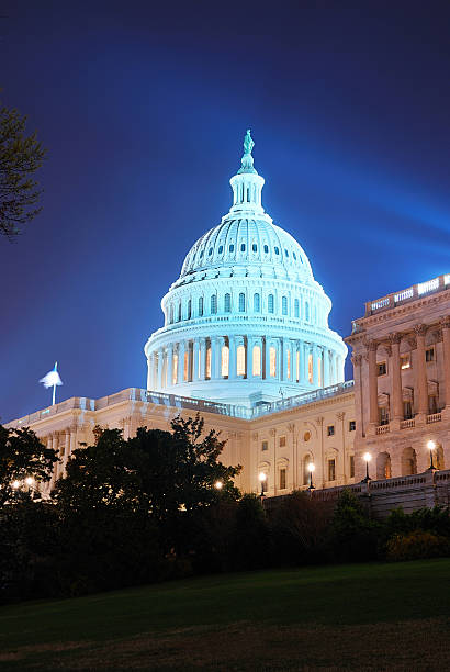 istock Capitol Hill Building at night, Washington DC 176835321