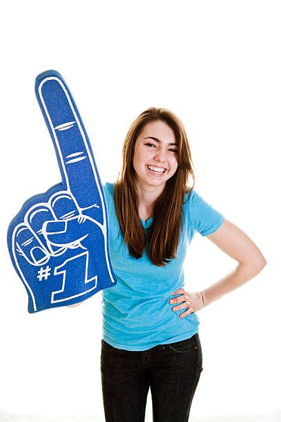 istock Teenage girl on white 176835453
