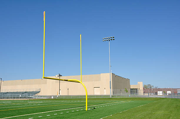 istock Goal Posts on American Football Field 176835472