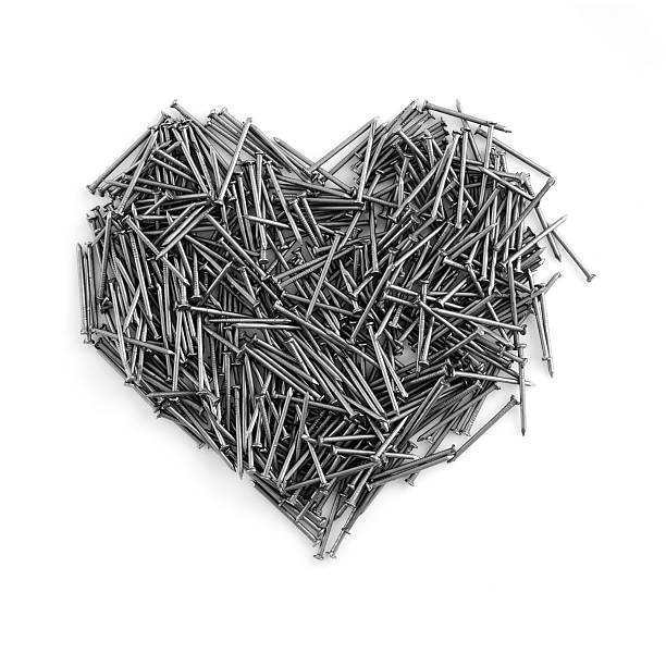 istock heart made out of nails 176836190