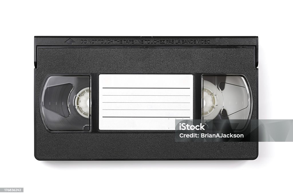 Видео кассетной ленты с copyspace - Стоковые фото Аудиокассета роялти-фри