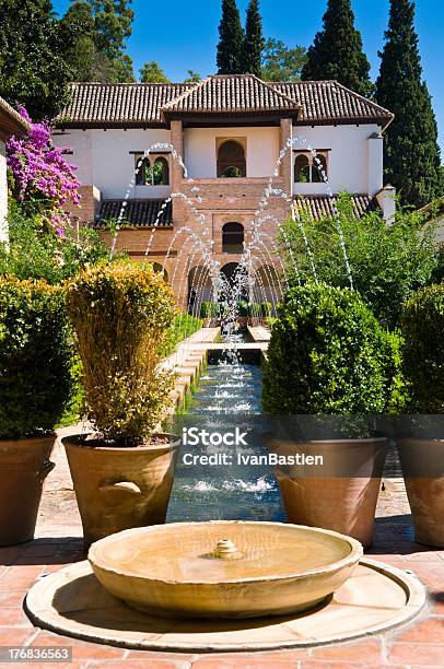 Generalife In Alhambra Stock Photo - Download Image Now - Alhambra - Spain, Andalusia, Architecture