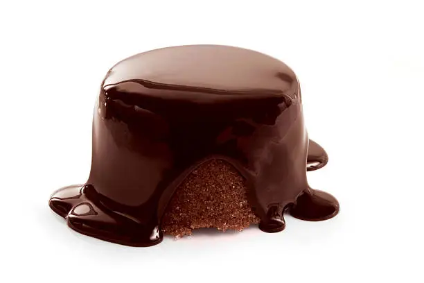 Melting chocolate cake