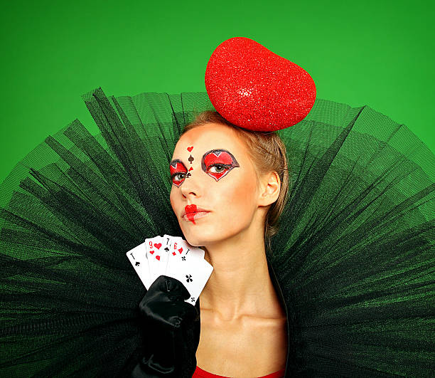 Queen Of Hearts With Playing Cards Stock Photo - Download Image Now - Adult, Casino, Costume - iStock Queen Of Hearts With Playing Cards Stock Photo - Download Image Now - Adult, Casino, Costume - iStock