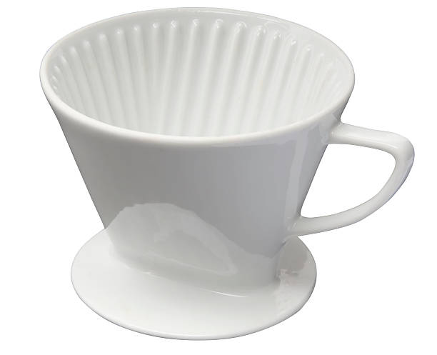 porzellan kaffeefilter - gegenstand ストックフォトと画像