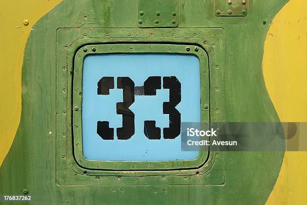 Digits On Metallic Background Stock Photo - Download Image Now - Number 33, Abstract, Aging Process