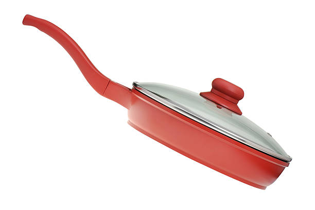 Frying pan - kitchen utensils stock photo