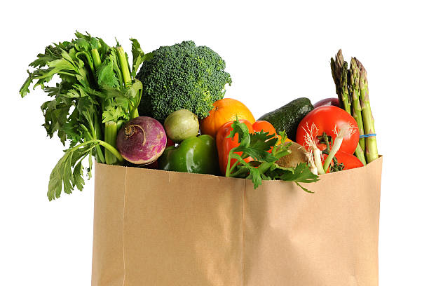istock Grocery Bag With Fruits and Vegetables 176837941