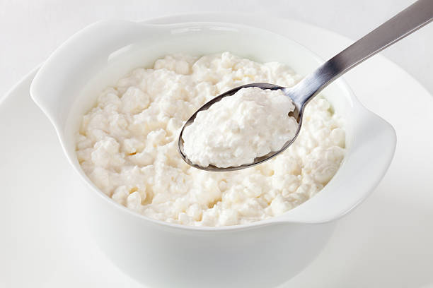 istock Cottage Cheese and Spoonful Lifting 176838010