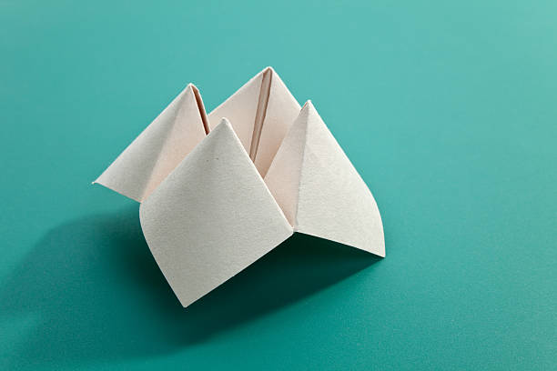 Paper Fortune Teller Paper Fortune Teller close up fortune teller photos stock pictures, royalty-free photos & images
