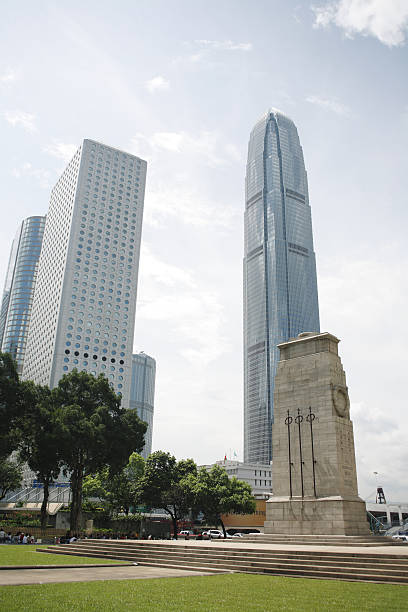 istock Statue Square at Hong Kong's Central Commercial District 176838745