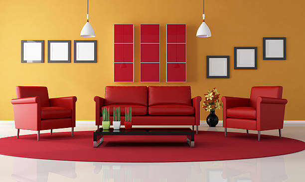 istock red and orange living room 176840569
