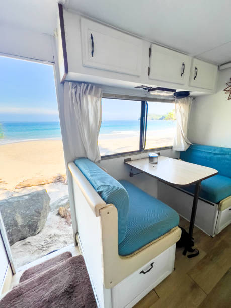 istock The inside of a motorhome parked on the beach 1768409540