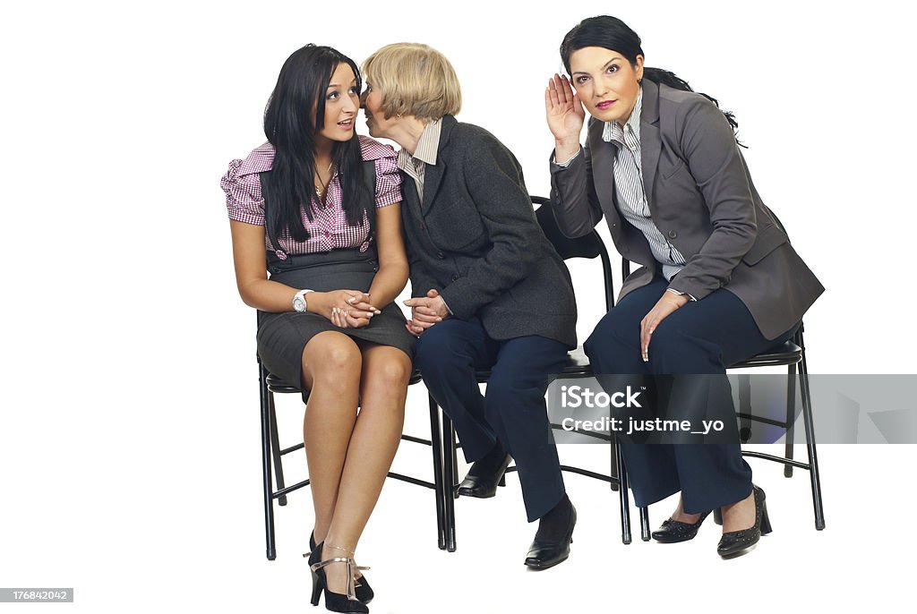 Mulheres de negócios diz segredos - Royalty-free Adulto Foto de stock