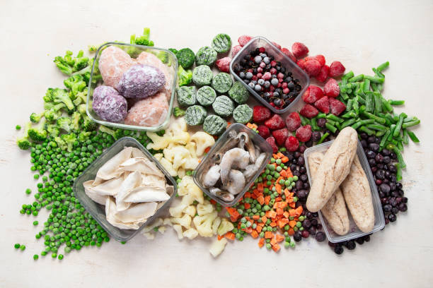 istock Various of frozen products. 1768424827
