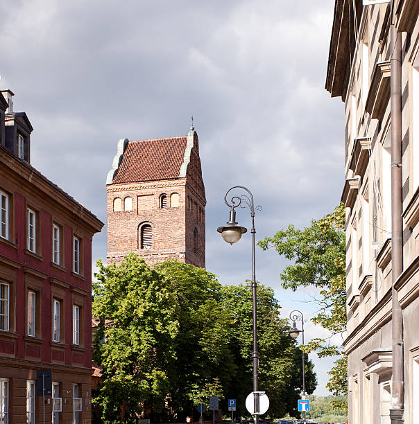 Old restored church of the Visitation of the Virgin Mary in New Town Warsaw in Poland