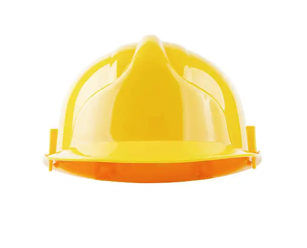 Hardhat isolated with clipping path so you can put your own character in