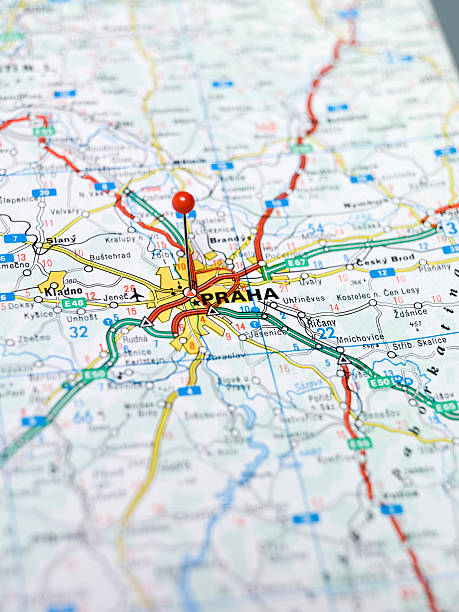 istock Map of Praha 176844540