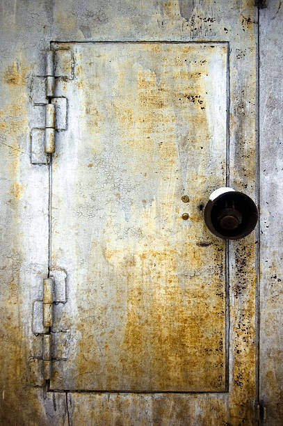 istock abstract background / grunge metal door 176844818
