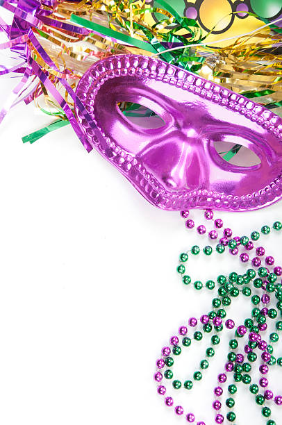 istock Mardi Gras mask and beads 176844993