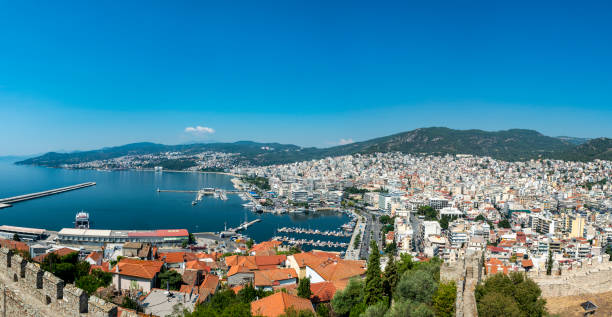 istock Panoramic view of city of Kavala 1768453511