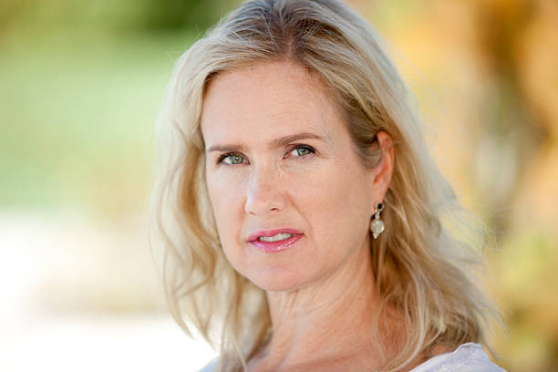 istock Real People: Head Shoulders Caucasian Adult Woman Serious Expression 176845575