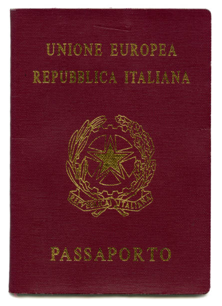 istock Isolated Italian Passport 176845699