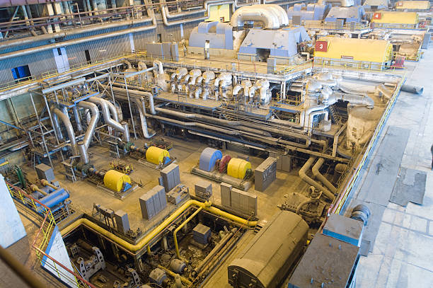 istock factory with equipment to produce 176846340